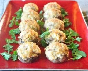 Cheesy-Crab-Stuffed-Mushrooms