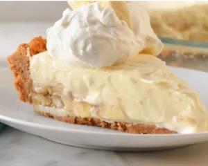 Banana Cheesecake with Banana Cream Pie Topping