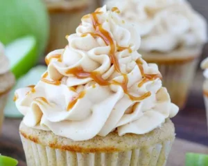 Caramel Apple Cupcakes