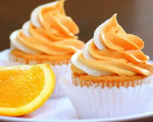 Dramy Orange Cupcakes