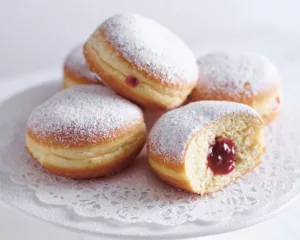 Jelly Doughnut Cupcakes