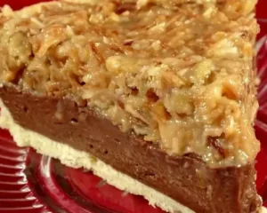 No Bake German Chocolate Pie