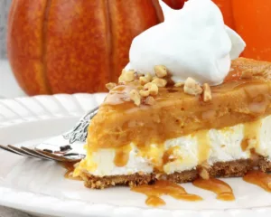 Double Layer Pumpkin Cheesecake