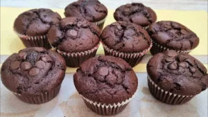 Chocolate and Chocolate Chip Muffins