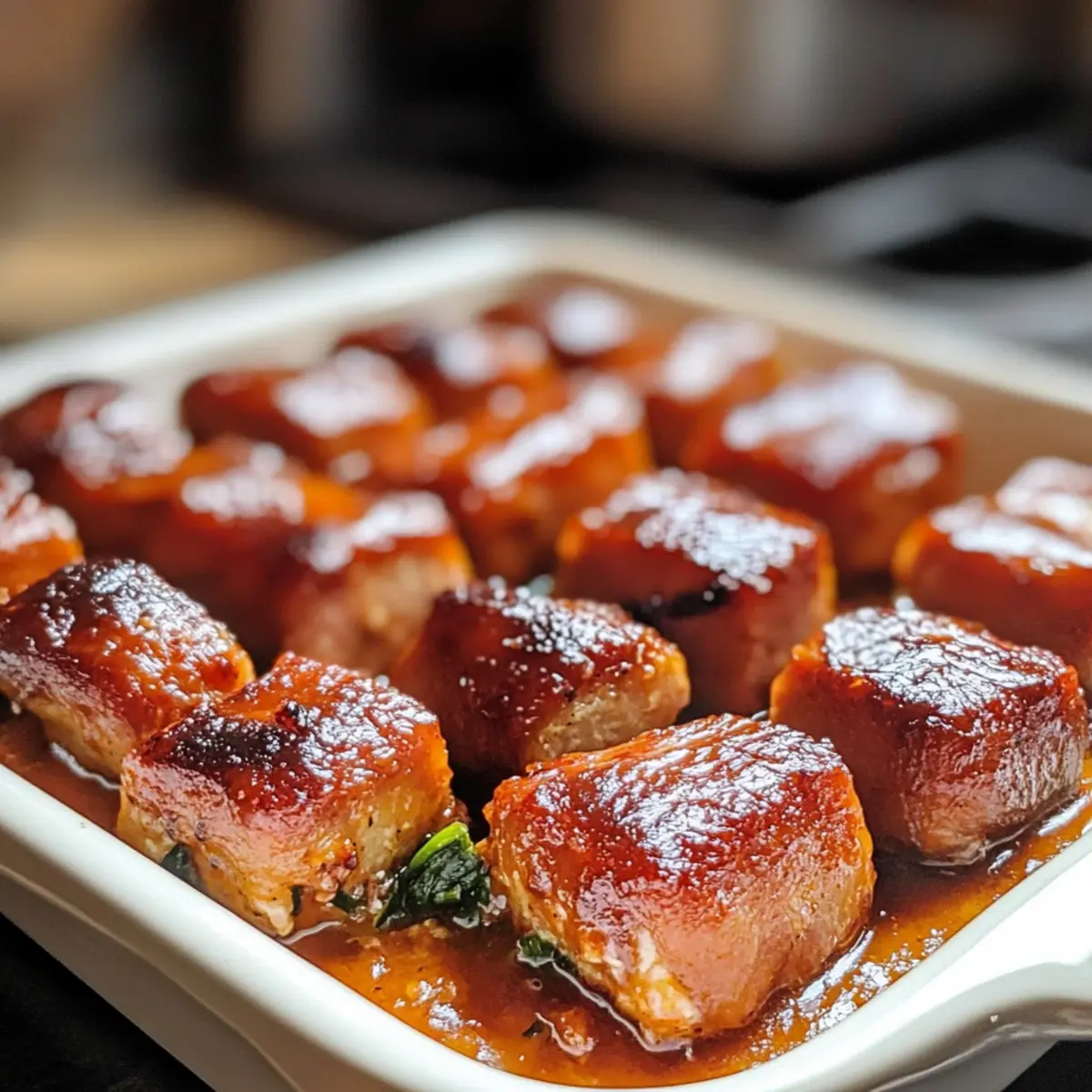 Loaded Baked Hot Dog Burnt Ends for a Flavor Explosion