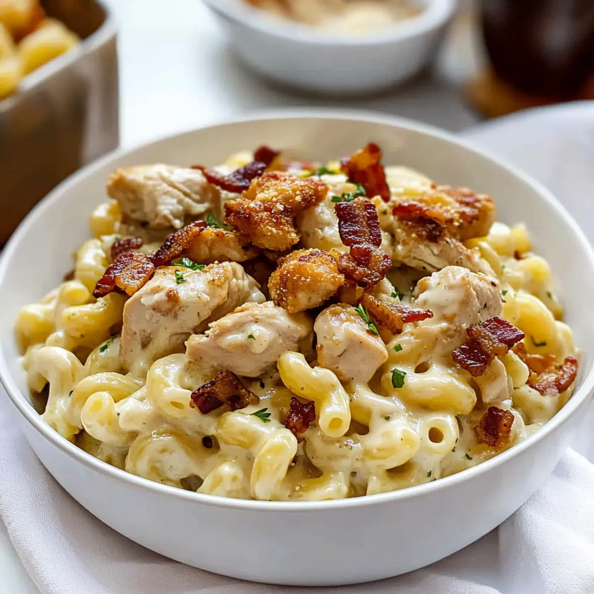 Creamy Chicken Ranch Macaroni and Cheese for Cozy Nights
