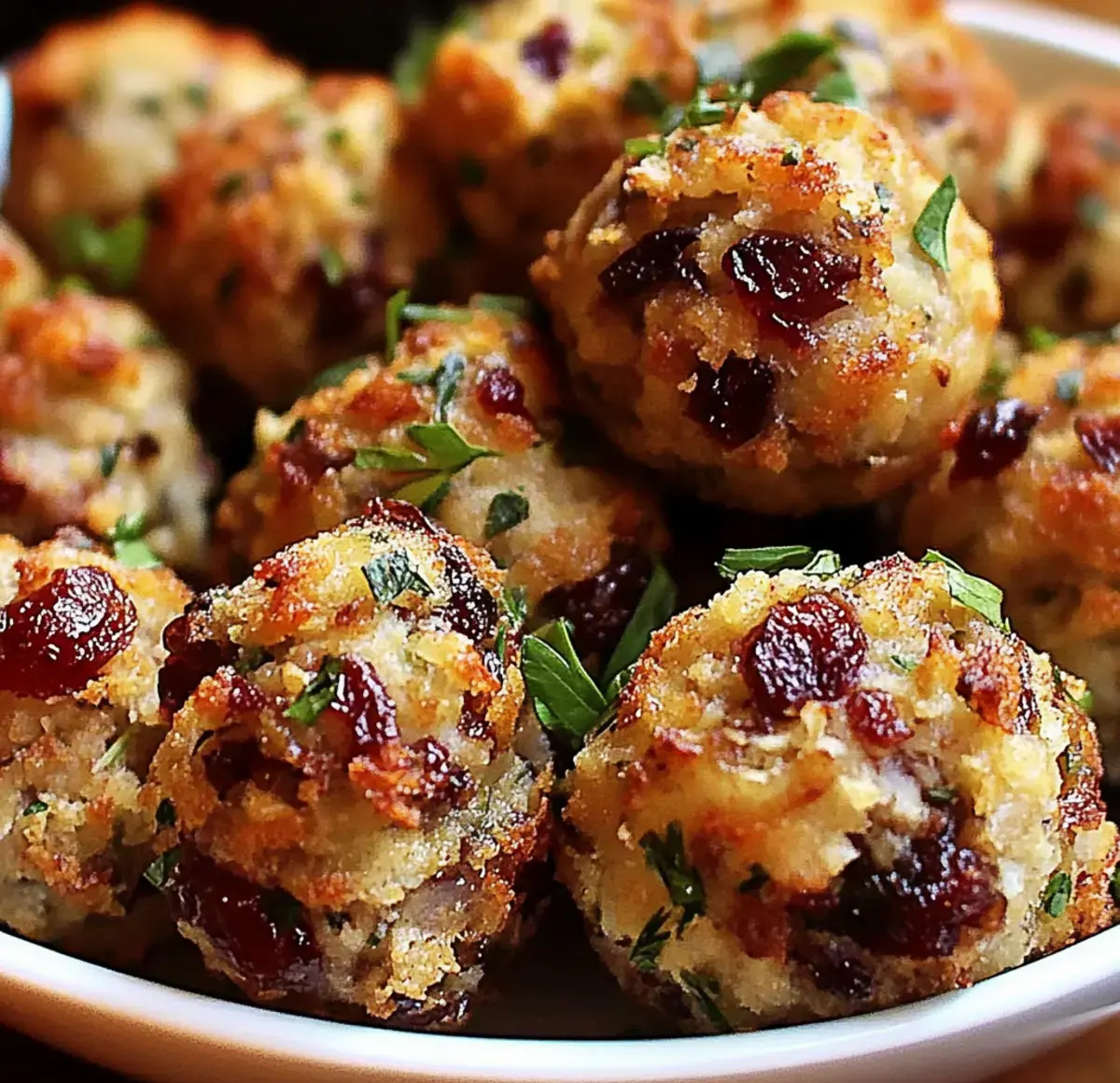 Delicious Cranberry Turkey Stuffing Balls for Holiday Joy