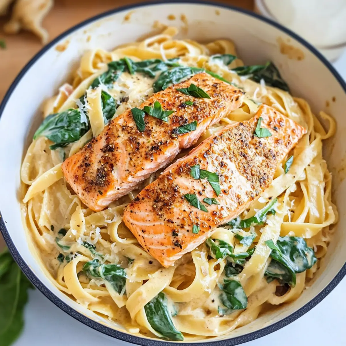 Indulgent Creamy Cajun Salmon Pasta for a Quick Feast