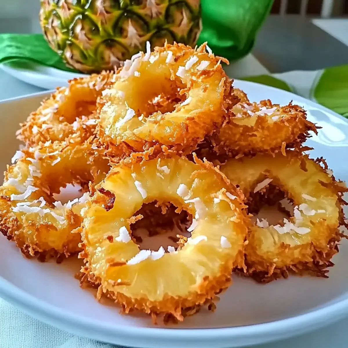 Fried Pineapple Rings: Sweet, Crunchy Tropical Bliss