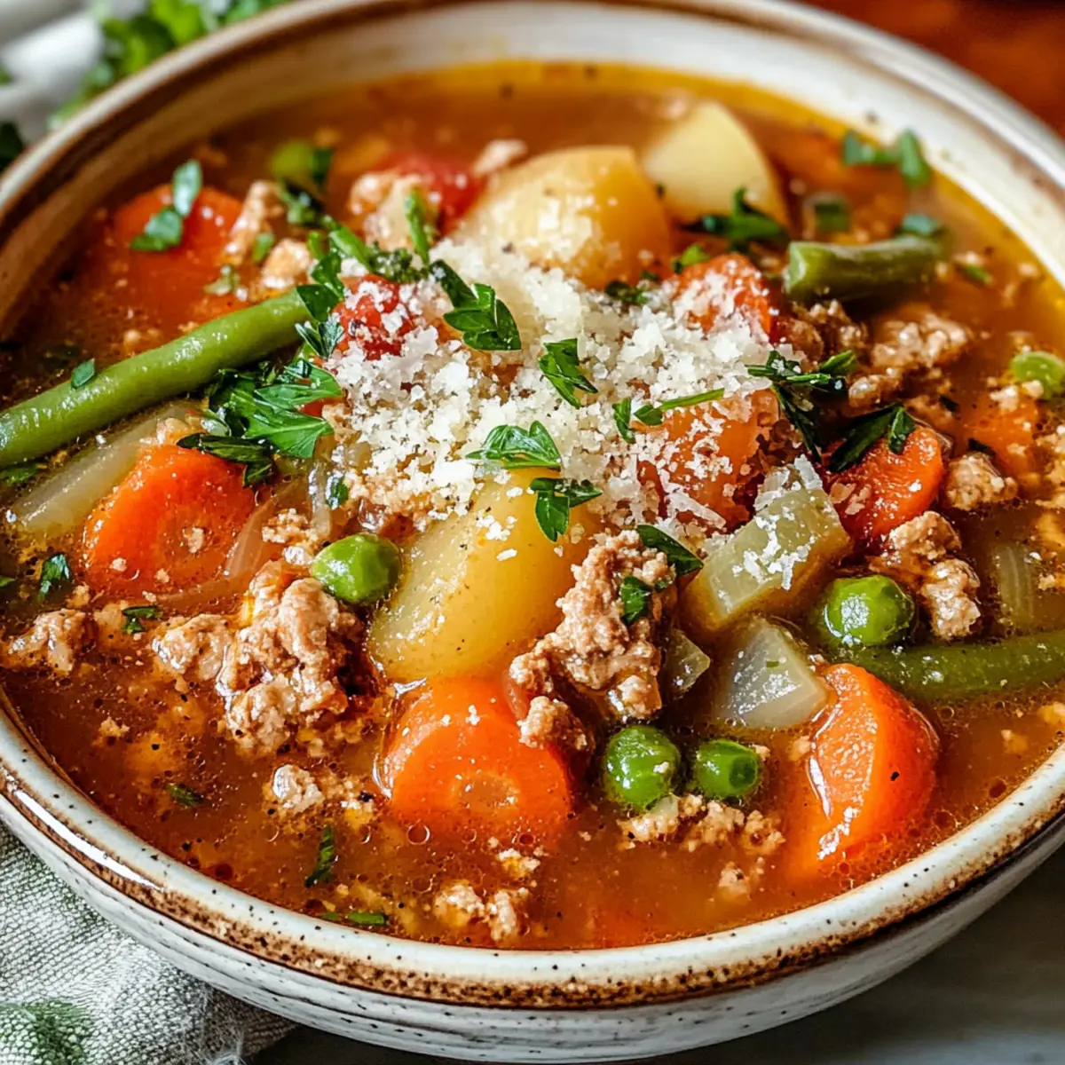Hearty Ground Turkey Vegetable Soup: Easy One-Pot Comfort