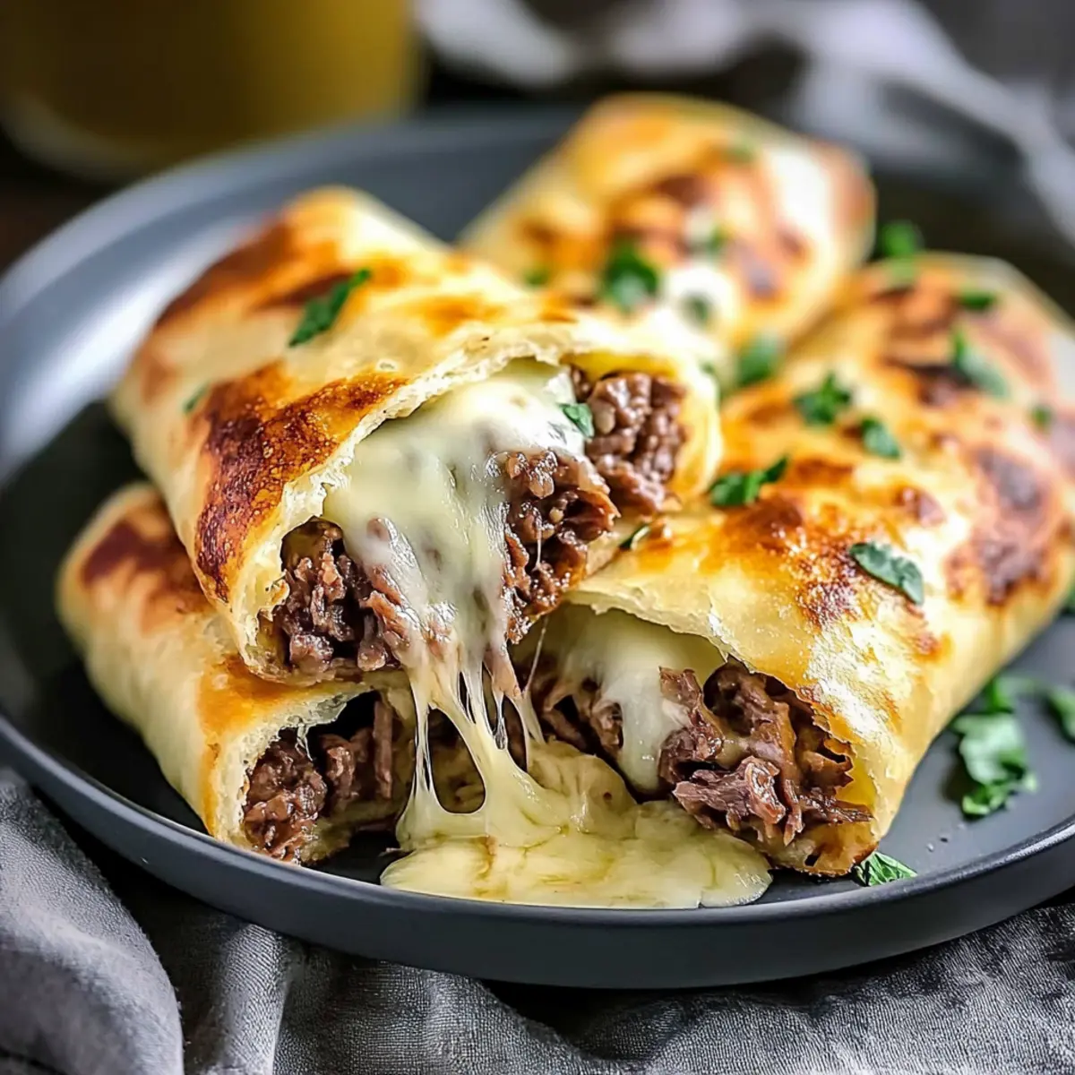 Keto Philly Cheesesteak Rolls for a Cheesy Comfort Fix