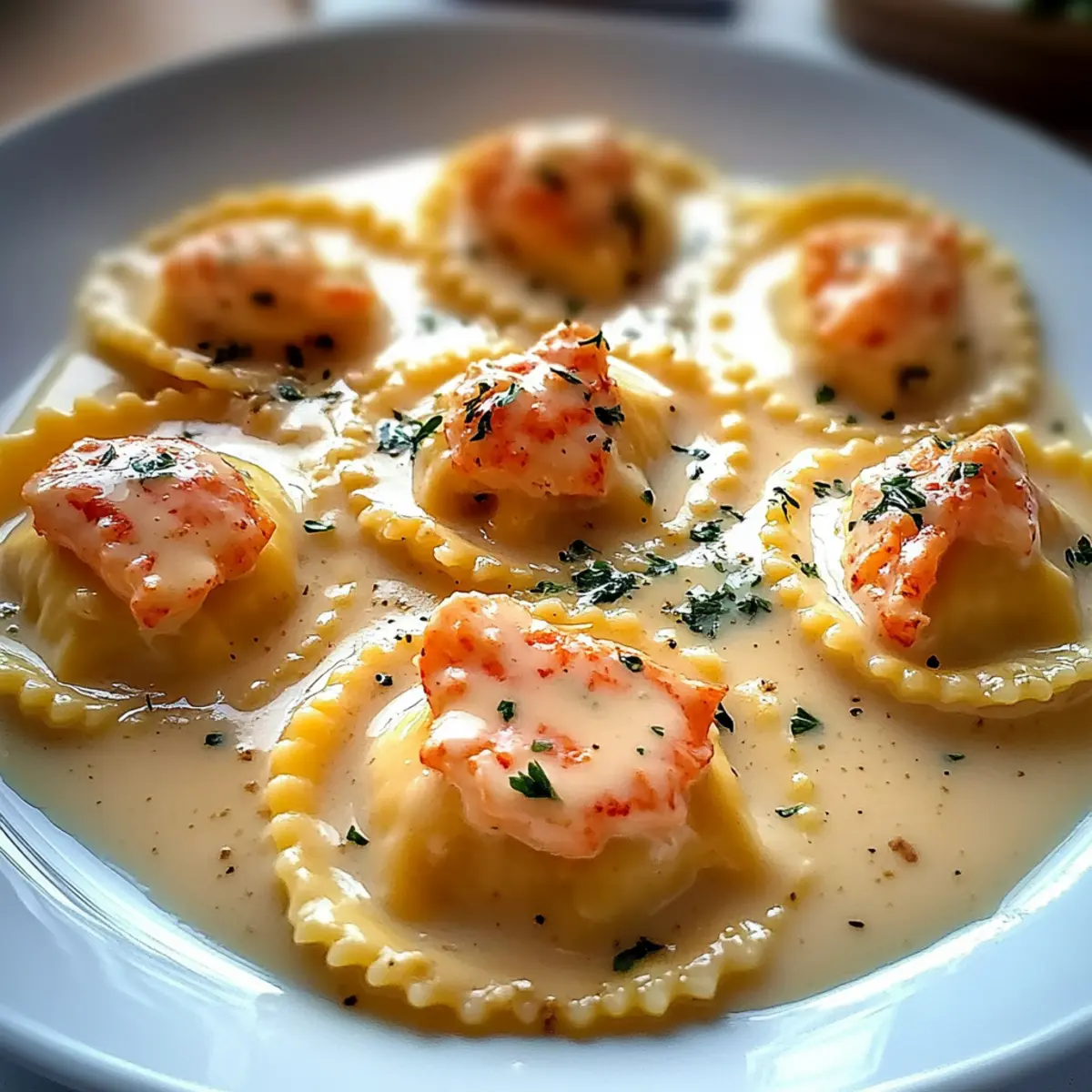 Creamy Lemon Lobster Ravioli Sauce That's Ready in 30 Minutes