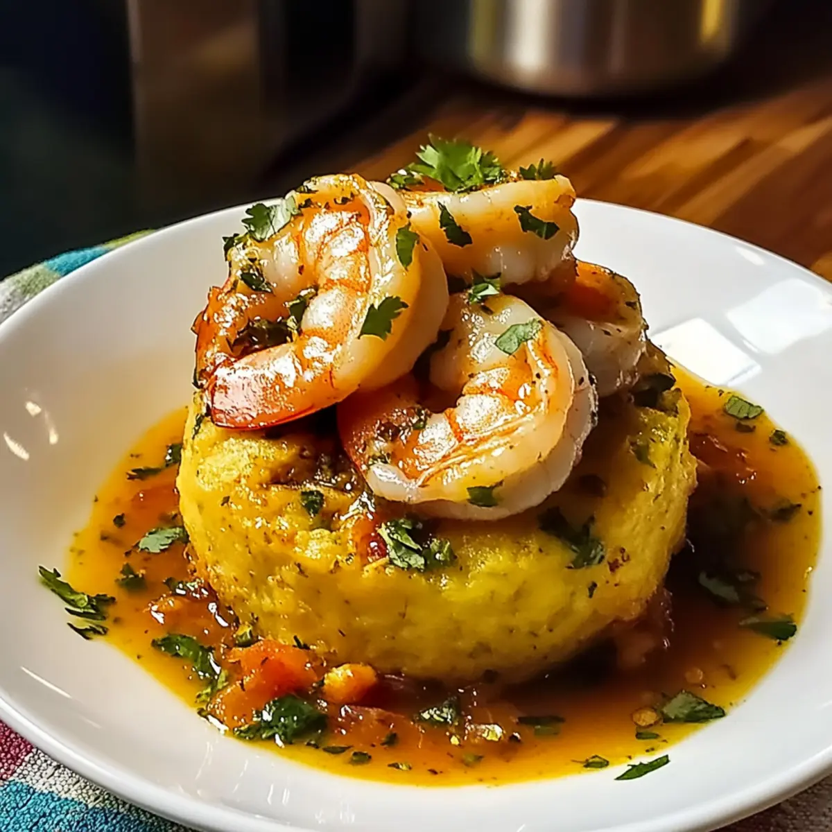 Easy Mofongo with Garlic Lime Shrimp: A Flavorful Taste of Home