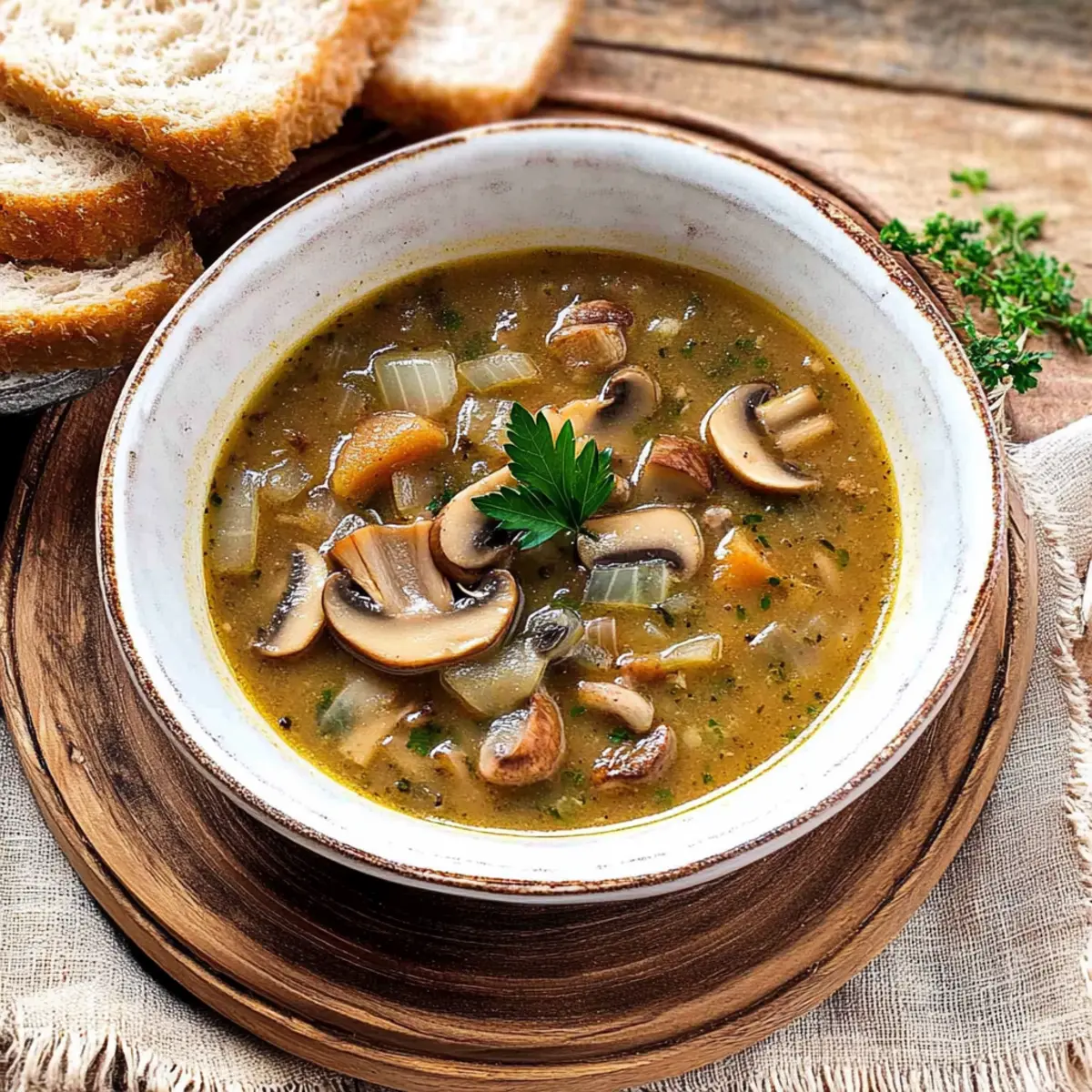 Creamy Comfort: Mushroom Soup without Cream That Delights