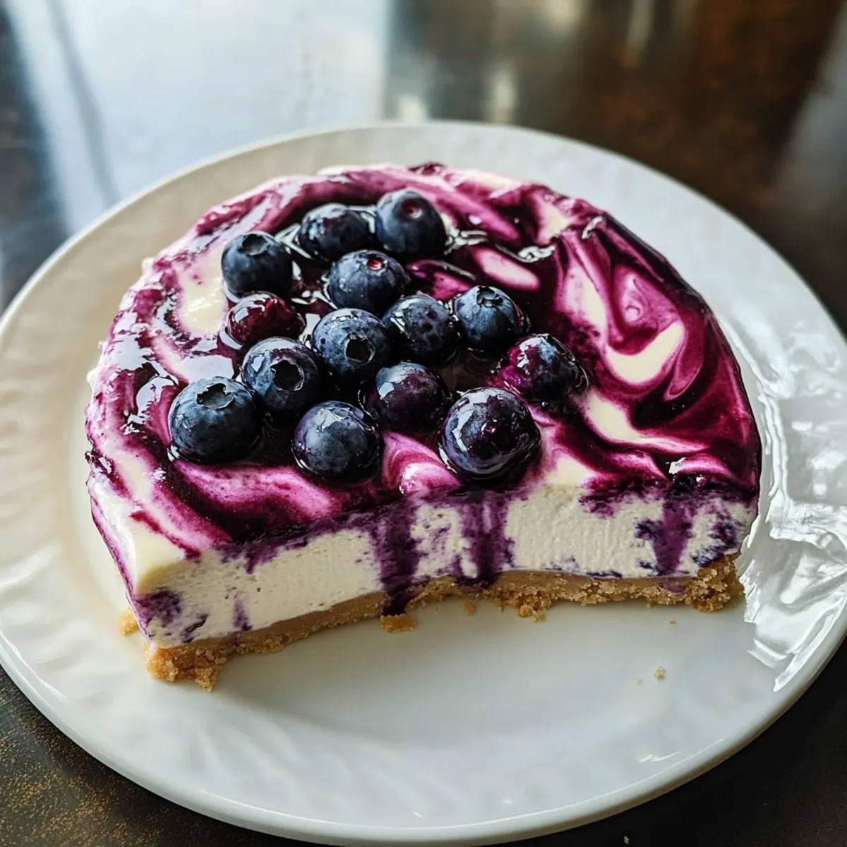Indulgent No-Bake Blueberry Cheesecake for Ultimate Summer Bliss