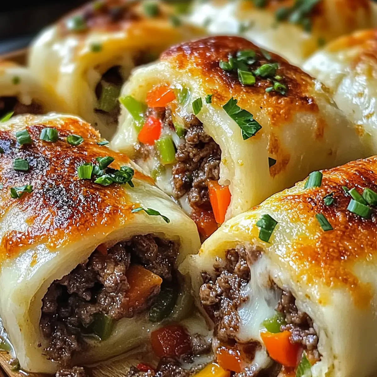 Irresistibly Easy Low-Carb Philly Cheesesteak Rolls Recipe