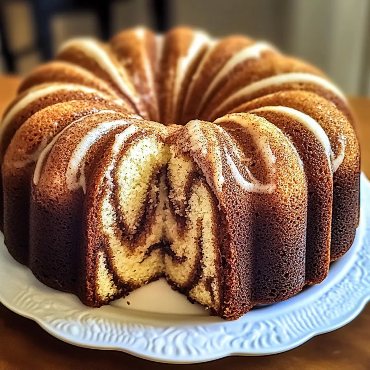 Cinnamon Swirl Bundt Cake: A Cozy Slice of Happiness