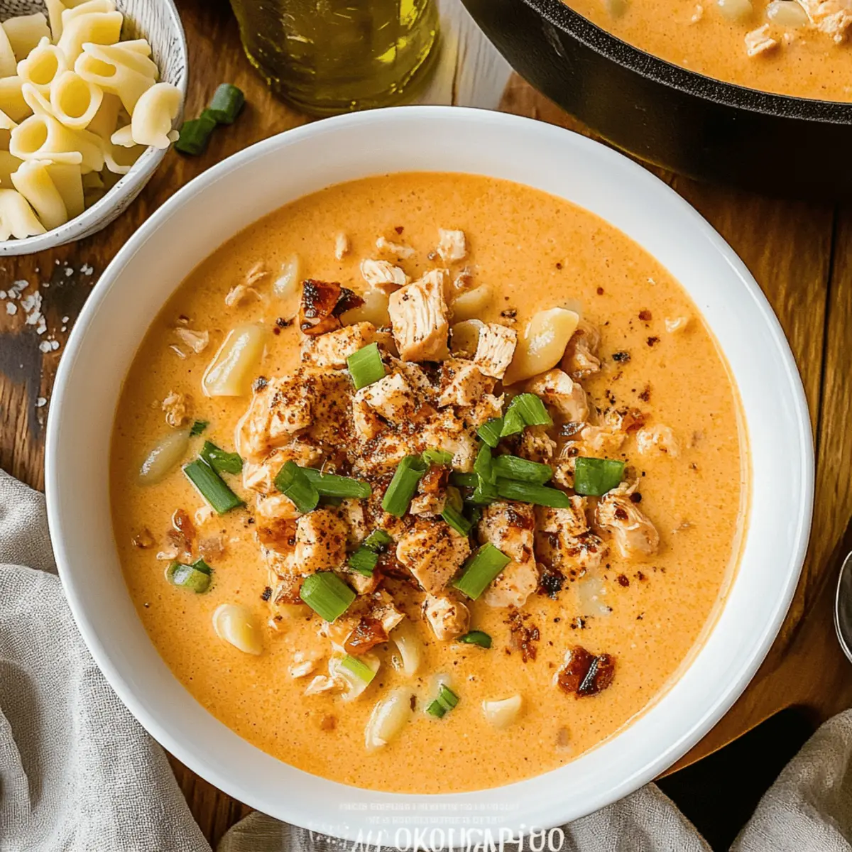 Creamy Cajun Chicken Pasta Soup for a Cozy Weeknight Dinner