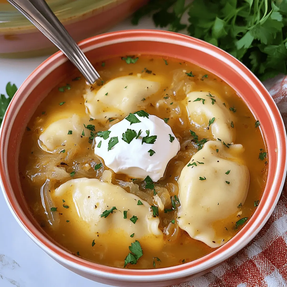 Comforting Pierogi Soup in 15 Minutes for Cozy Nights