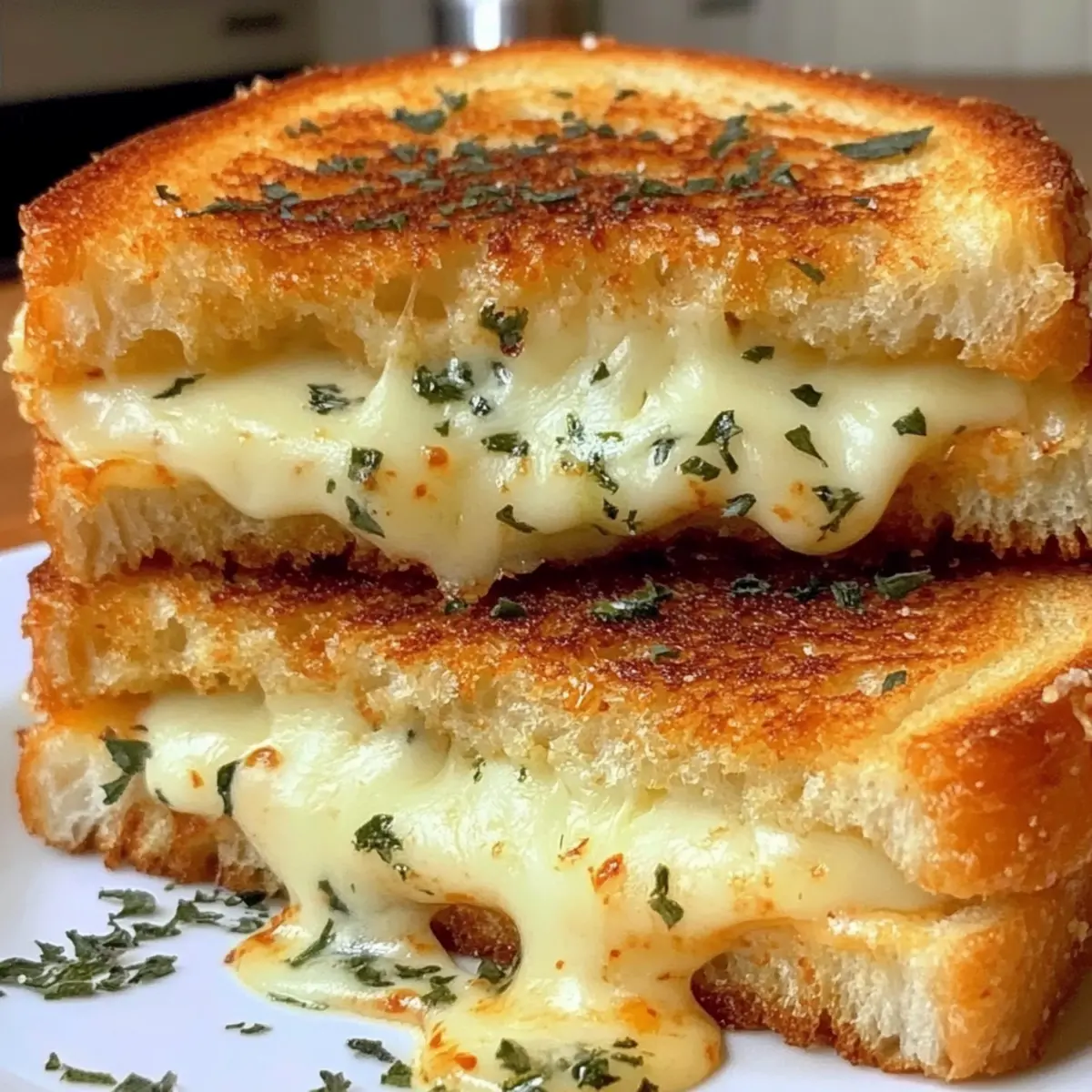 Garlic Bread Grilled Cheese: The Crispy Comfort You Crave