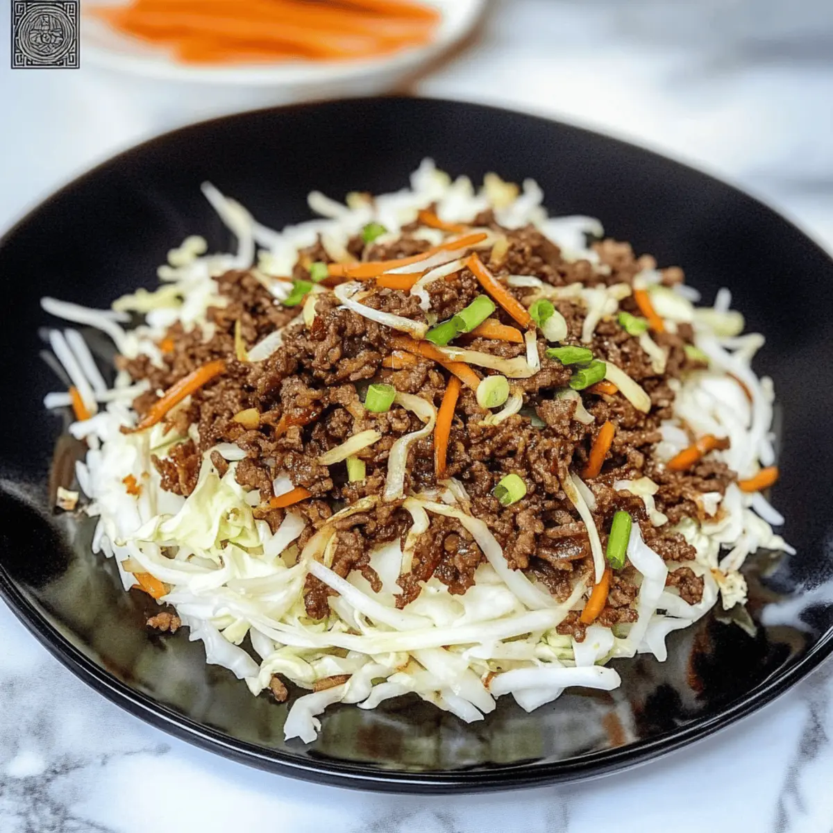 Korean-style Sauteed Beef with Bean Sprouts and Cabbage Bliss