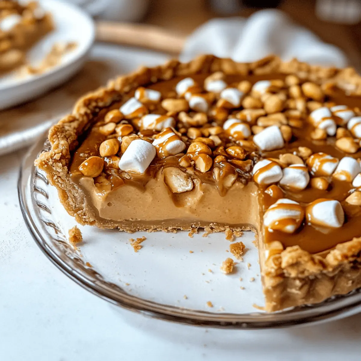 Indulge in Payday Pie: A Sweet Peanut Butter Dream Delicacy