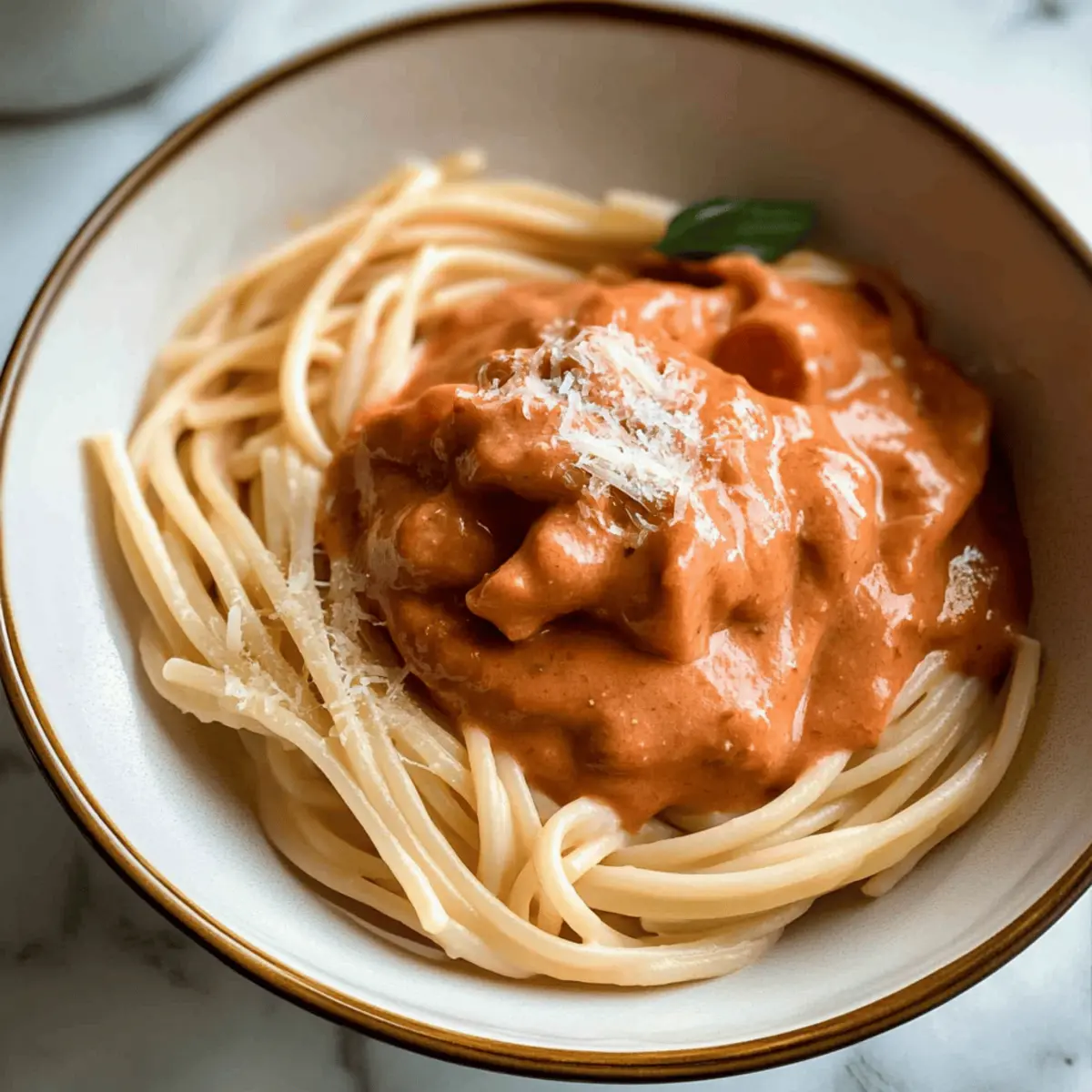 Creamy Cottage Cheese Tomato Basil Sauce for Cozy Weeknights
