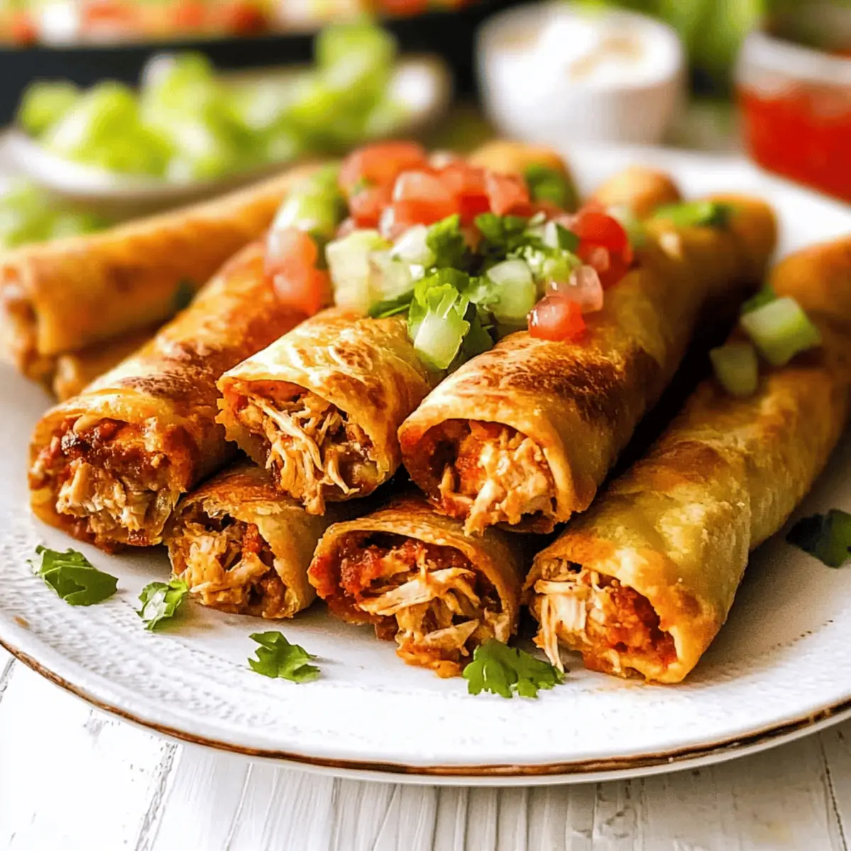 Delicious Chicken Flautas Recipe for Quick Family Dinners