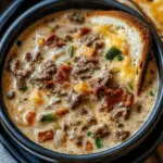 Philly Cheesesteak Soup