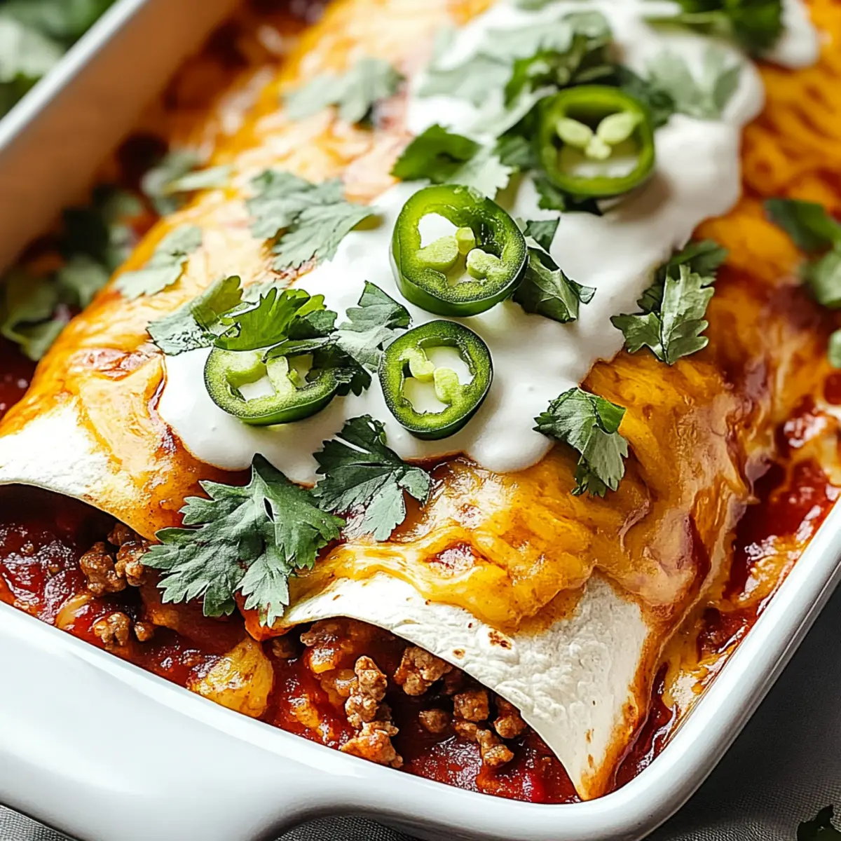 Mouthwatering Ground Beef Enchiladas for Cozy Family Dinners