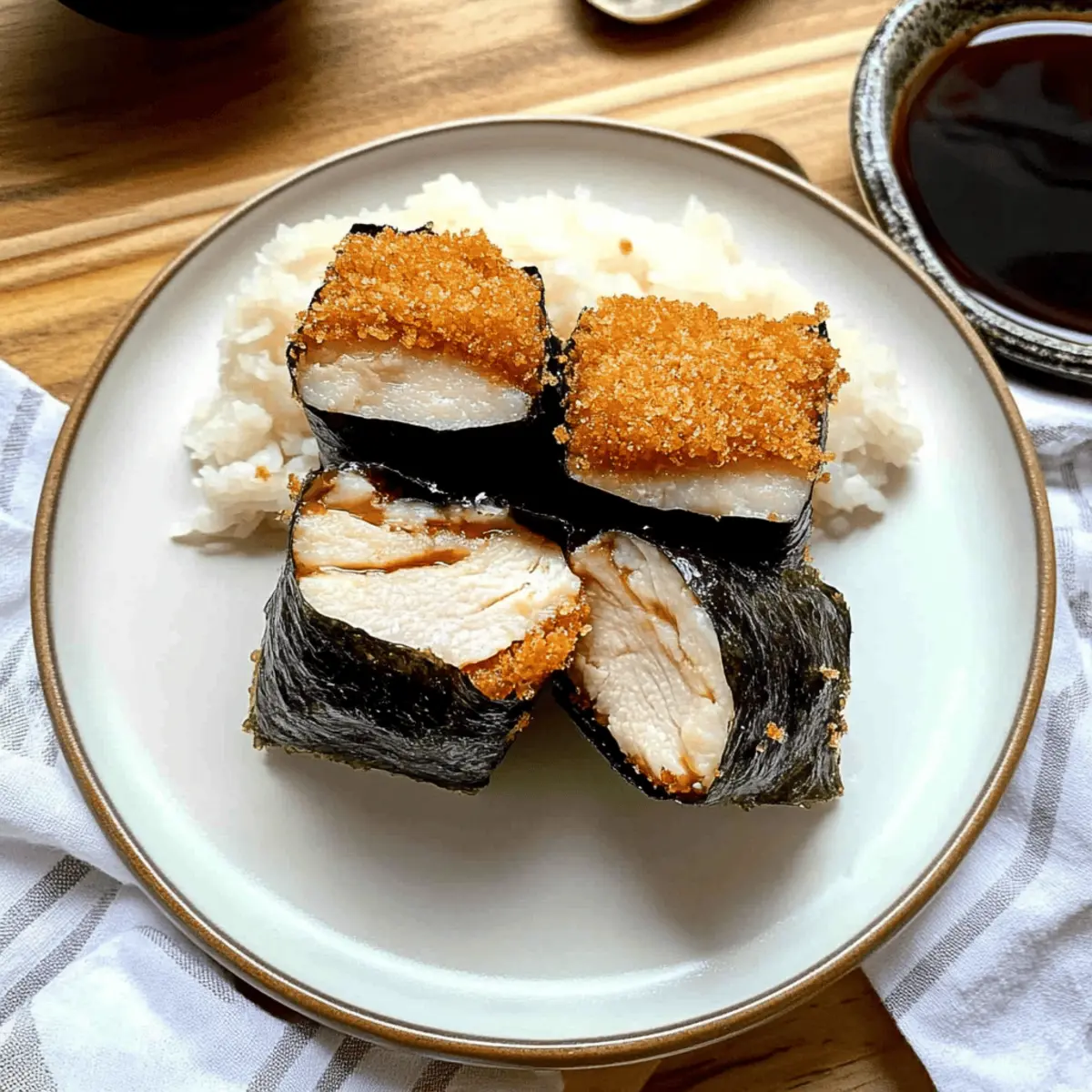 Crispy Chicken Katsu Musubi for Epic Lunch Adventures