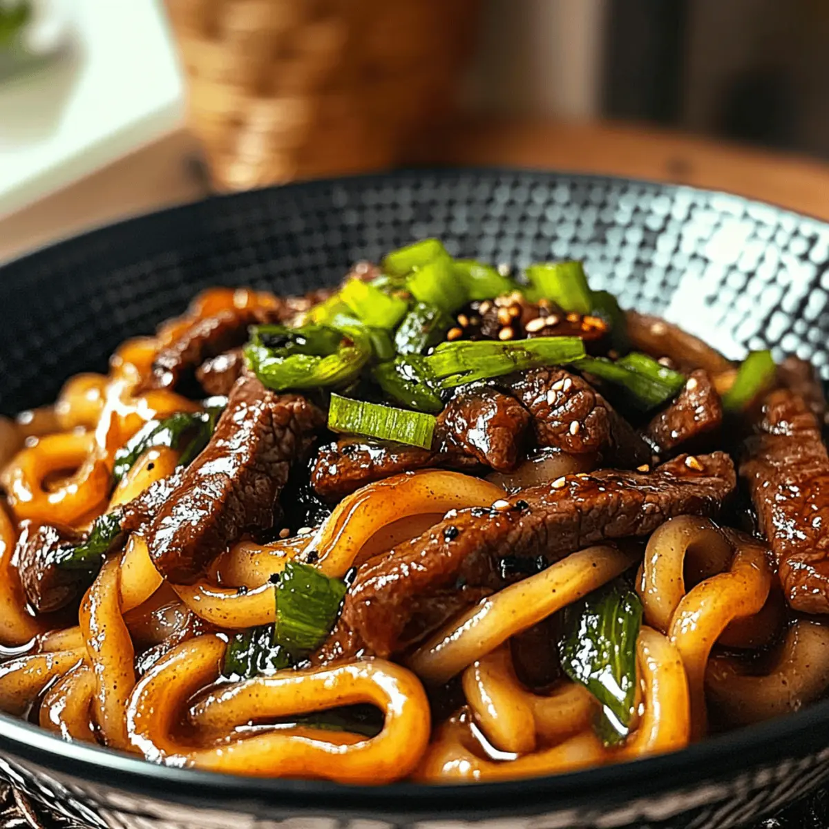 Beef Black Pepper Udon: 30-Minute Umami Delight at Home
