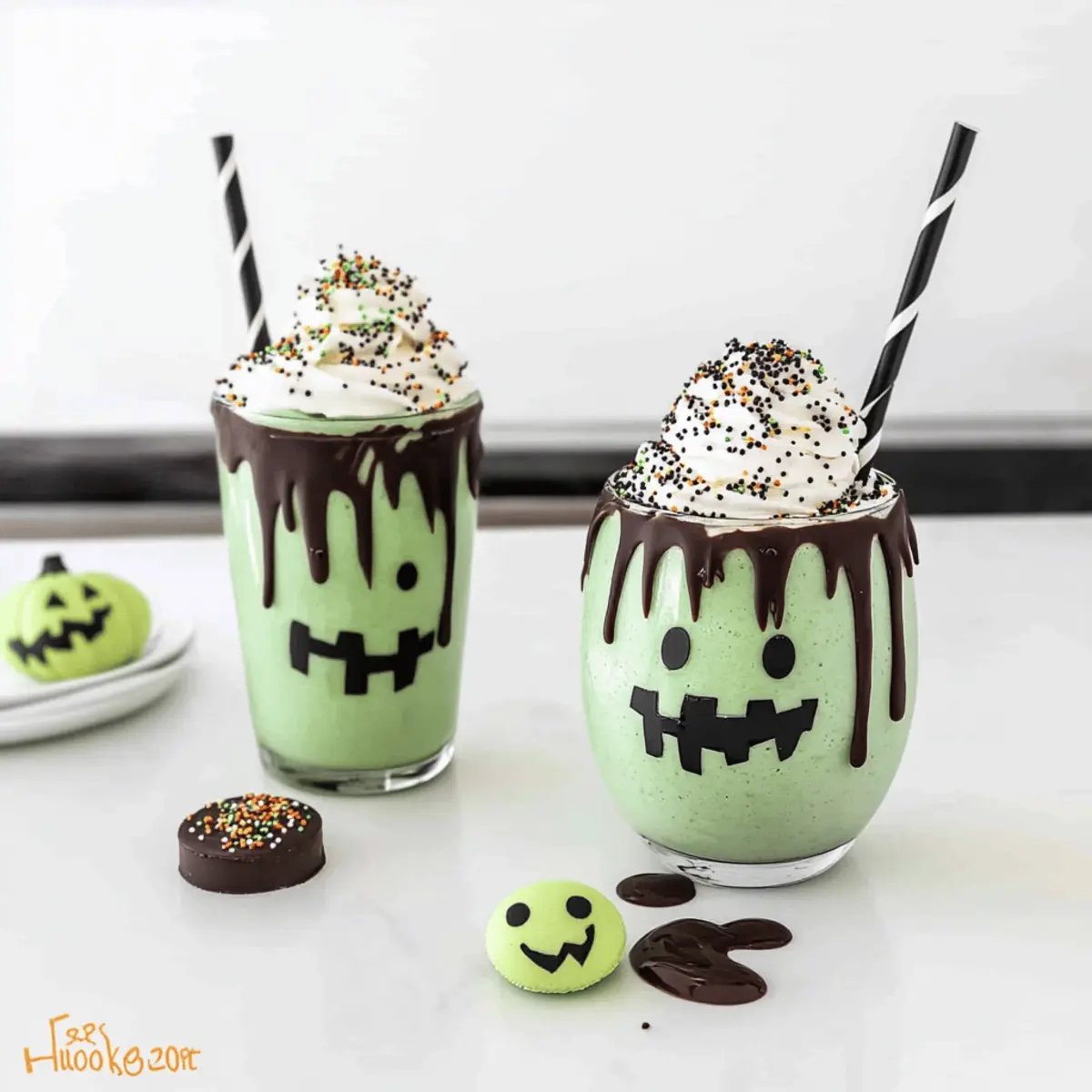 Frankenstein Halloween Milkshakes That Wow With Every Sip