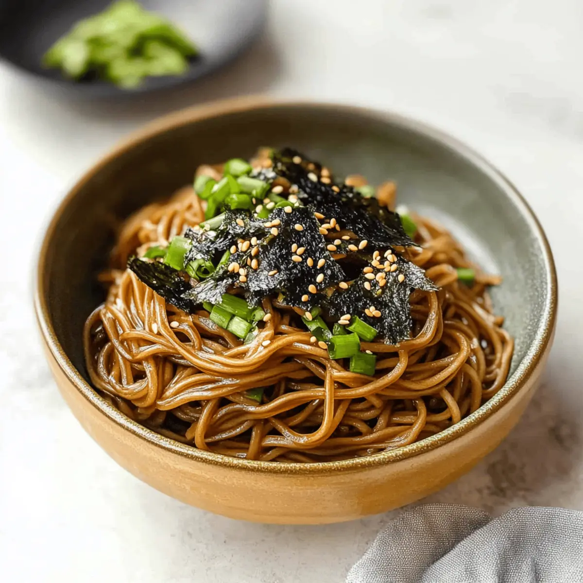 Korean Perilla Oil Noodles: A Quick, Refreshing Delight
