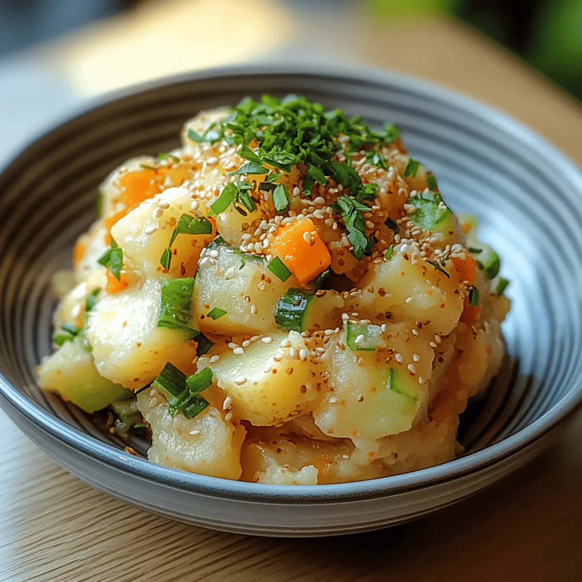 Deliciously Creamy Korean Potato Salad You’ll Love