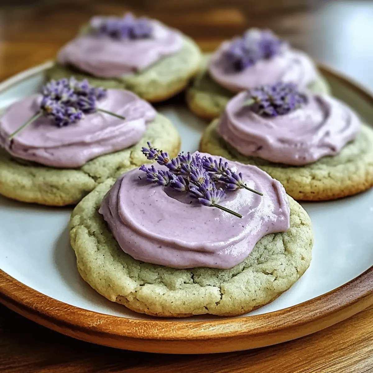 Heavenly Matcha Lavender Sugar Cookies for Unique Flavor Bliss