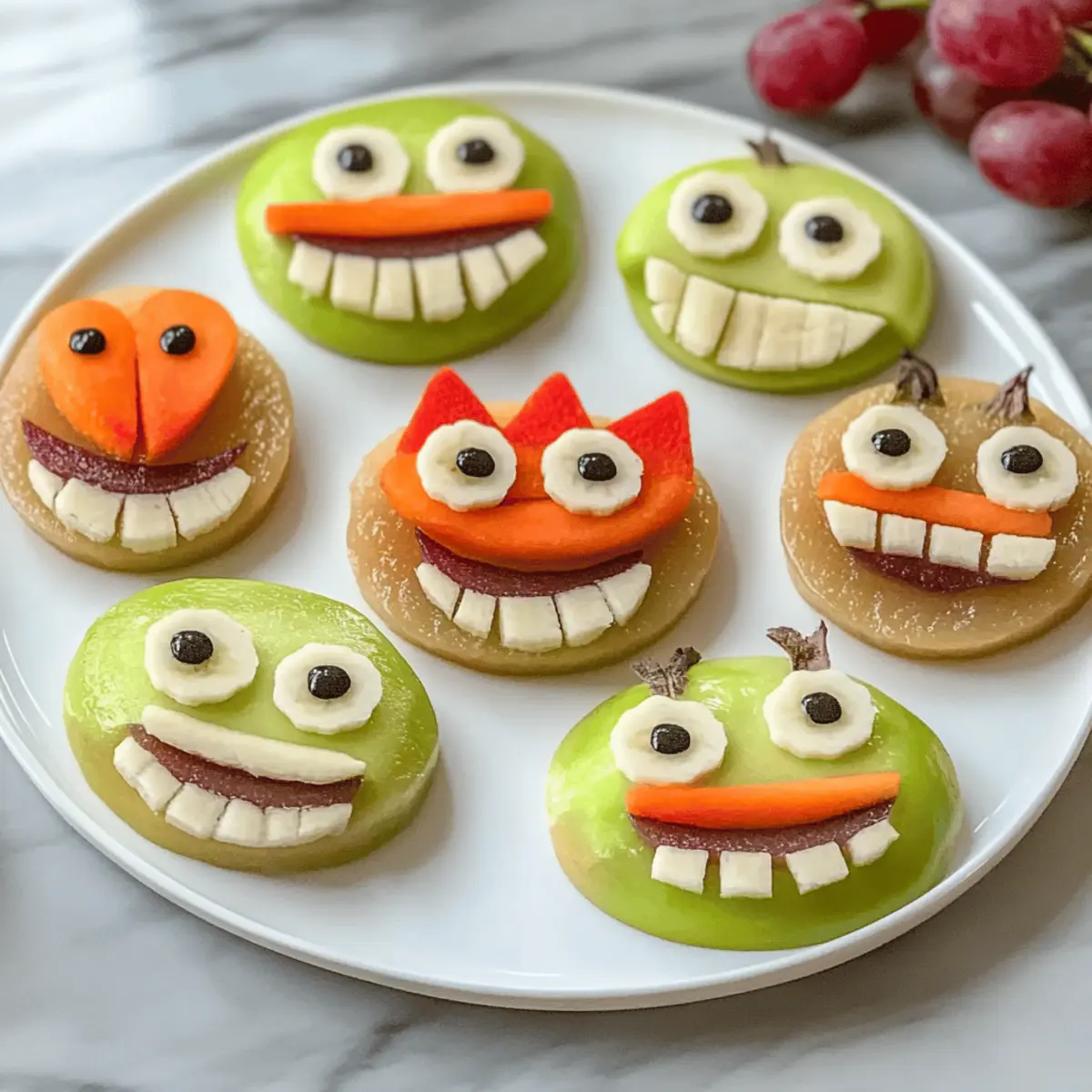 Monster Face Fruit Snacks: Fun and Healthy Halloween Treats