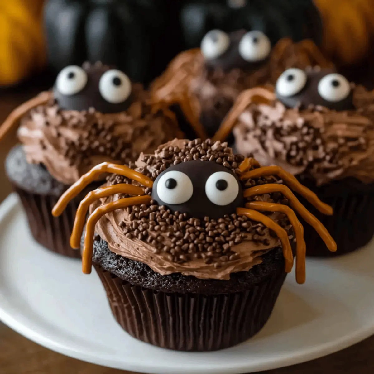 Spider Cupcakes: Fun and Easy Chocolate Treats for Halloween