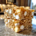 Salted Caramel Apple Krispy Treats