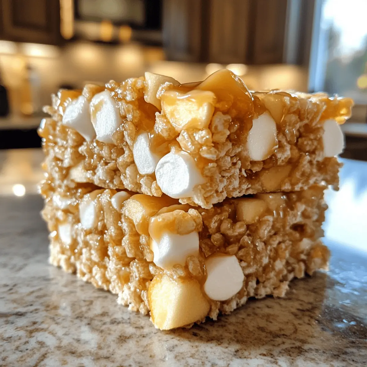 Salted Caramel Apple Krispy Treats You’ll Love This Fall