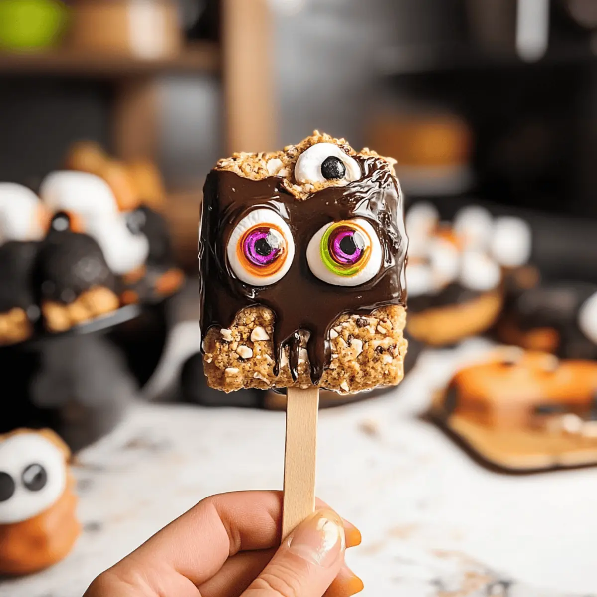 Delicious Halloween S’mores Pops for a Spooky Treat