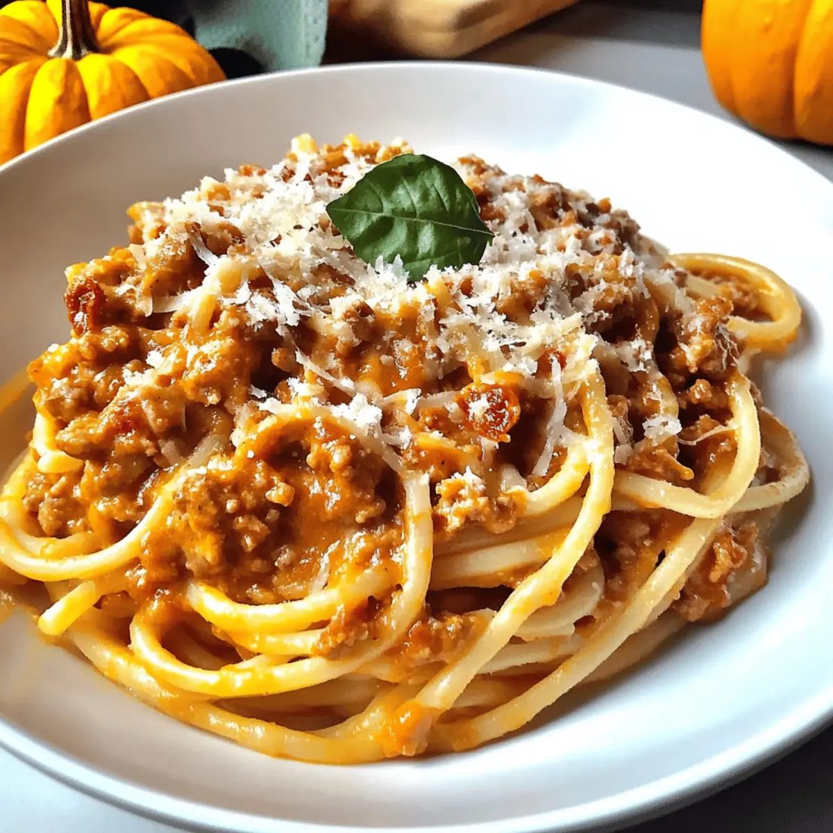 Cozy Up with Creamy Pumpkin Bolognese: A Healthy Twist