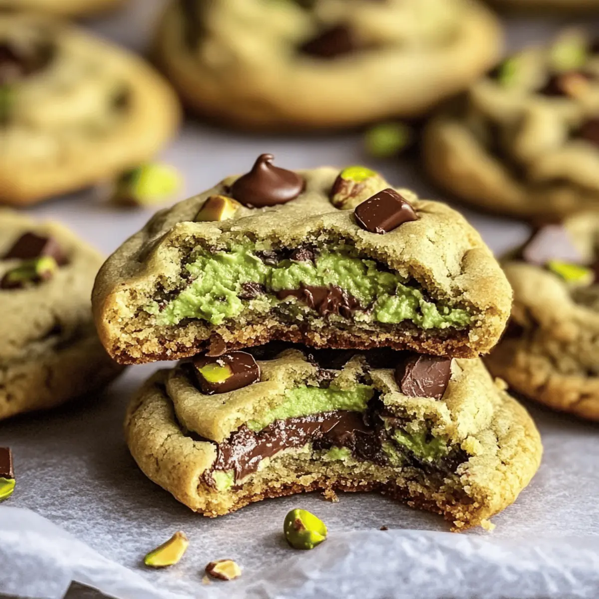 Pistachio Cream Cookies that Melt in Your Mouth