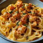 Creamy Spicy Lobster Pasta