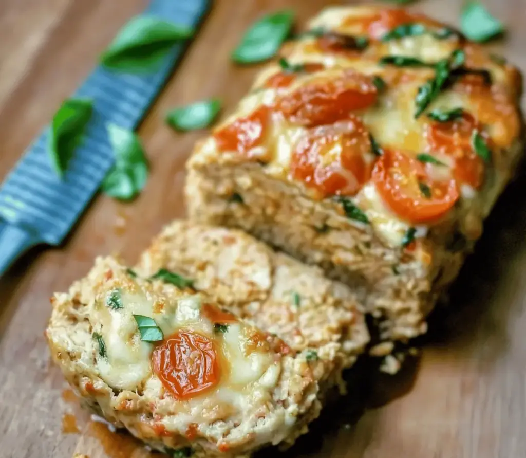 Caprese Chicken Meatloaf