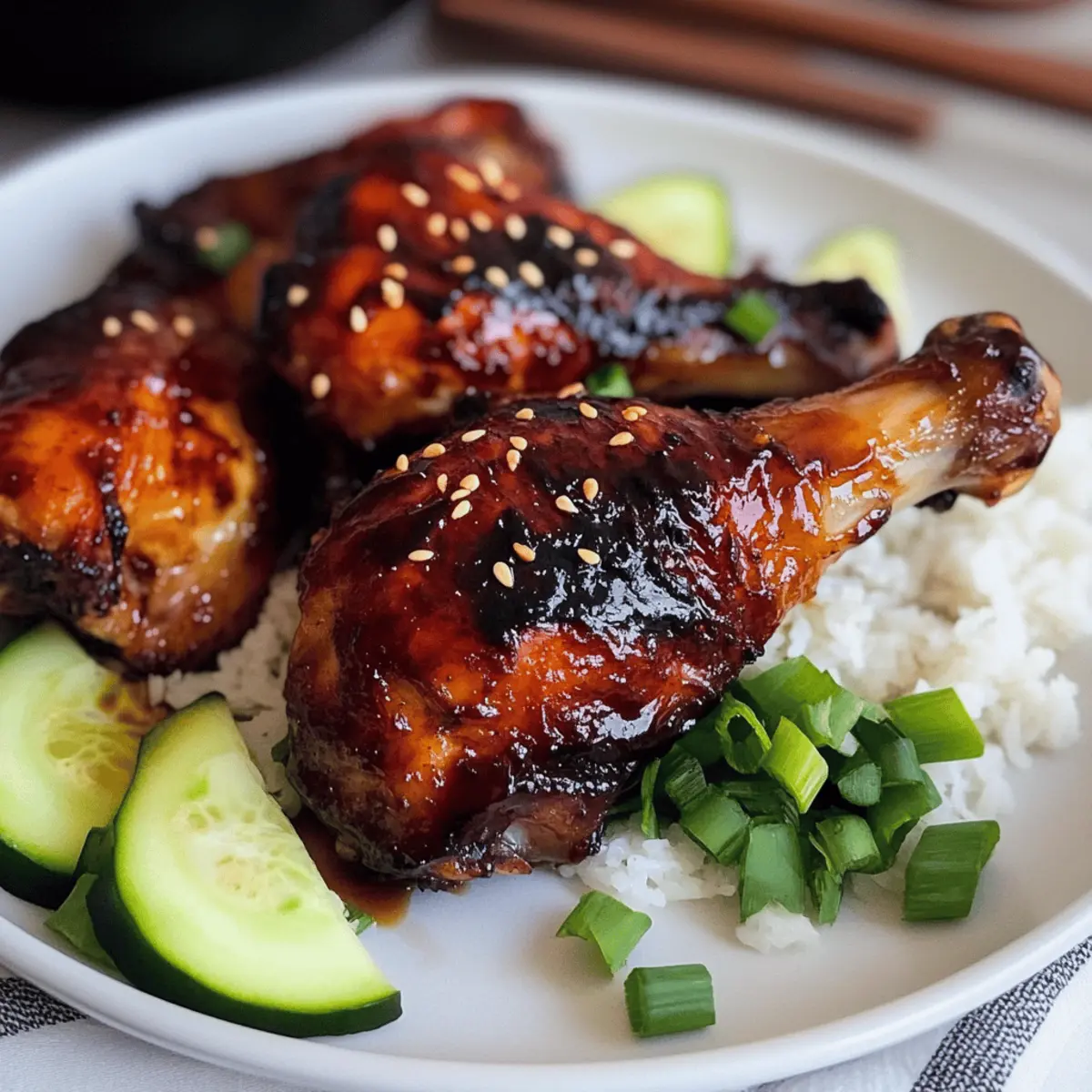 Savory Kalbi Chicken Legs: Crispy Air Fryer Delight