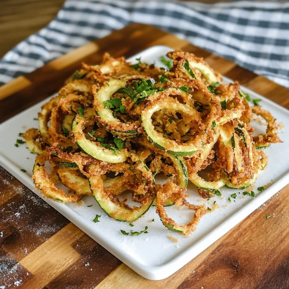 Crispy Air Fryer Curly Zucchini Fries for Guilt-Free Snacking