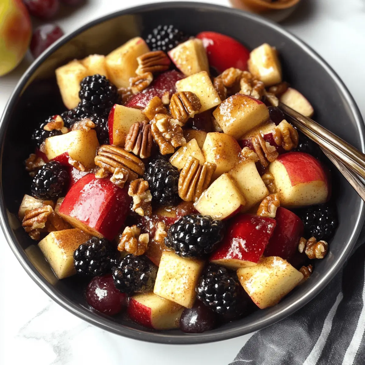 Fall Fruit Salad: Sweet & Crunchy Delight in Just 15 Minutes