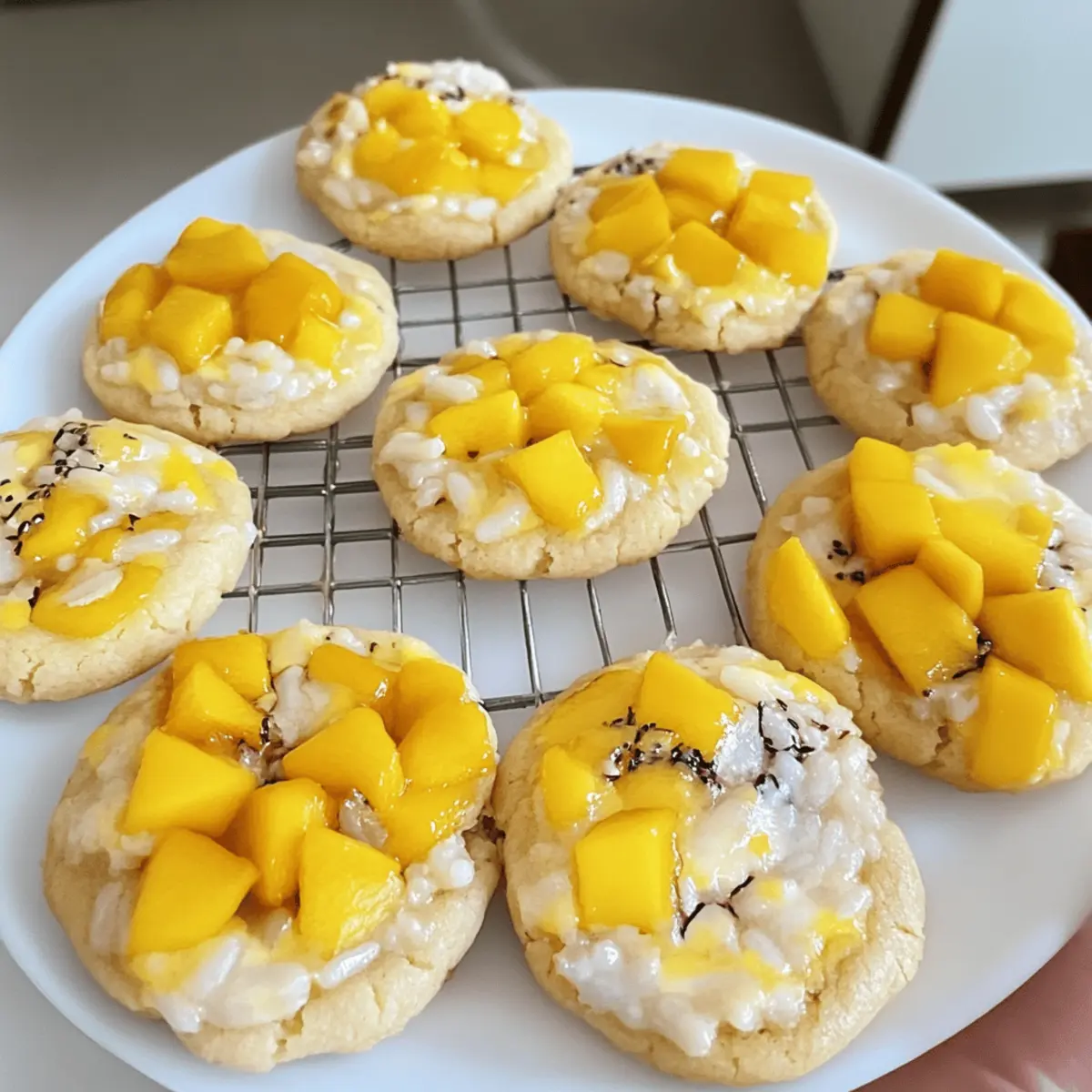 Mango Sticky Rice Cookies: Chewy, Vegan, and Gluten-Free Treats
