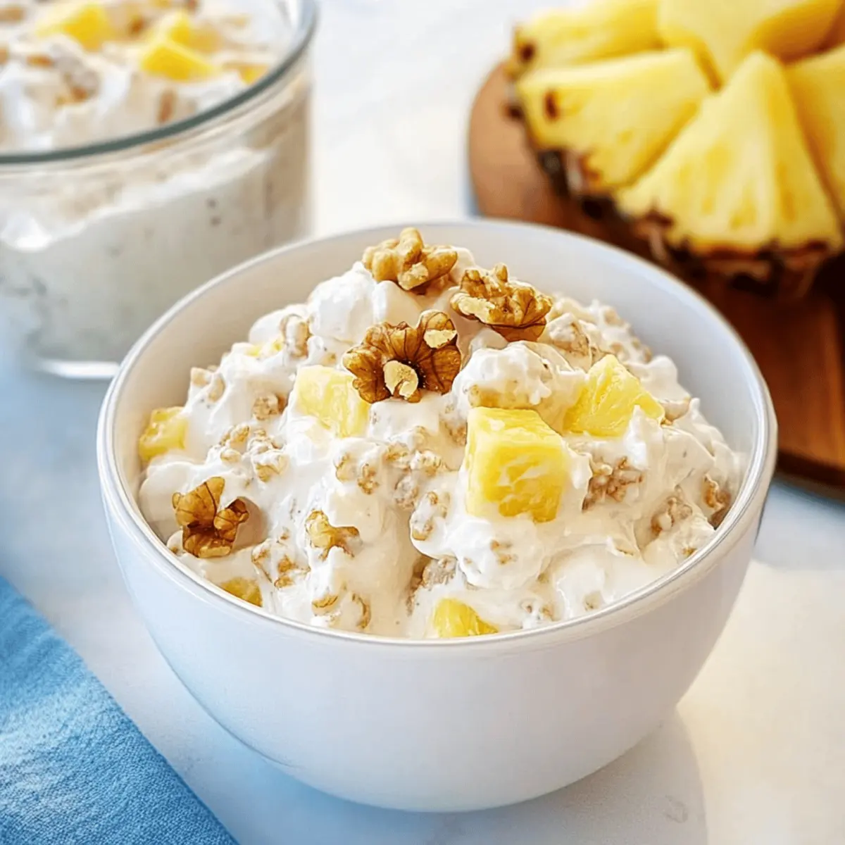 Refreshing Pineapple Walnut Salad: A Southern No-Bake Treat